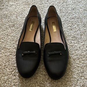 Louise et Cie black bow ballet flats